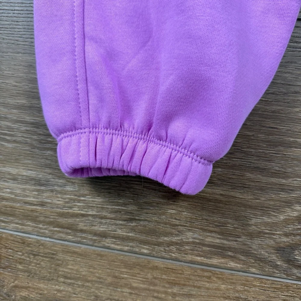 Nike Girls Loose Fit Sweatpants Size L Rush Fuchsia Back to School NWT Fleece - Picture 7 of 14